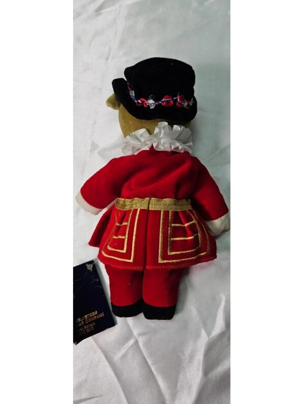 The Velveteen Bean Bear Company Beefeater Guard Teddy Bear Plush
